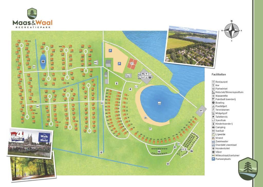 הוילה Ewijk Recreatiewoning Maas En Waal 72 מראה חיצוני תמונה